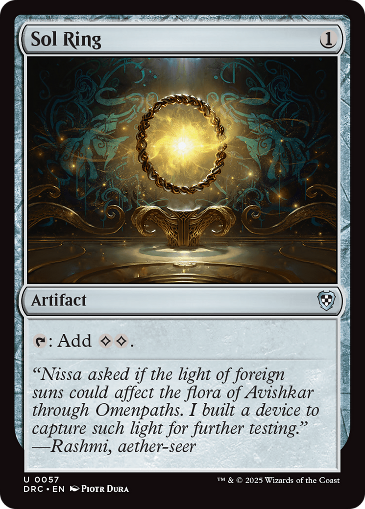 Sol Ring (0057) (-057) - Commander: Aetherdrift