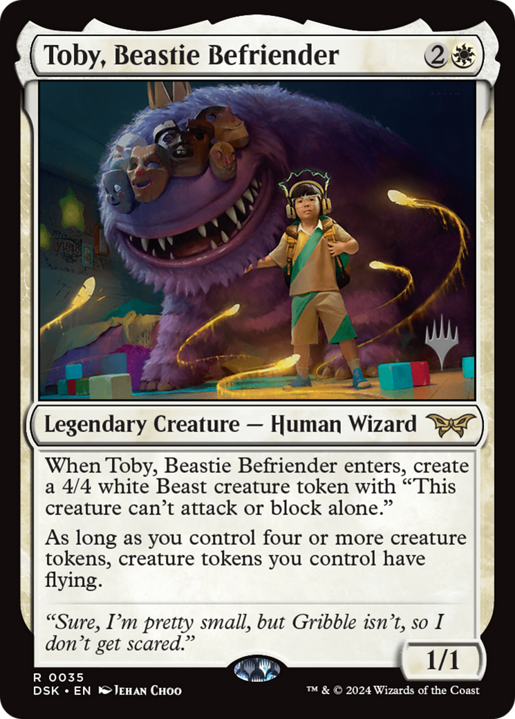 Toby, Beastie Befriender [Duskmourn: House of Horror Promos]