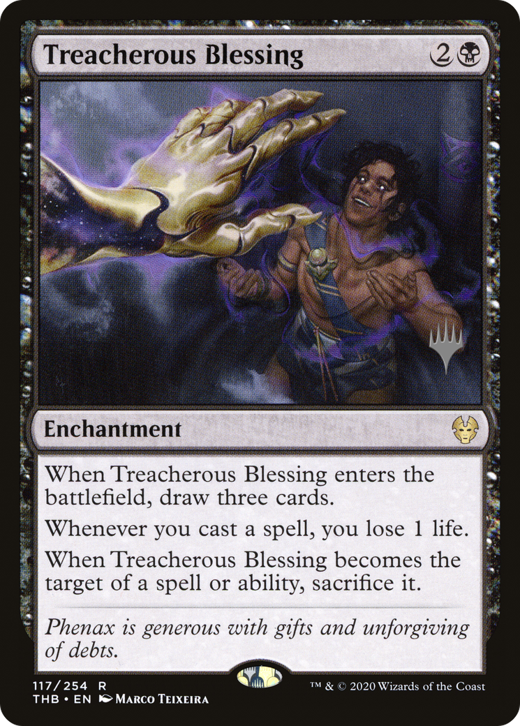 Treacherous Blessing (PPTHB-117) - Theros Beyond Death Promos Foil