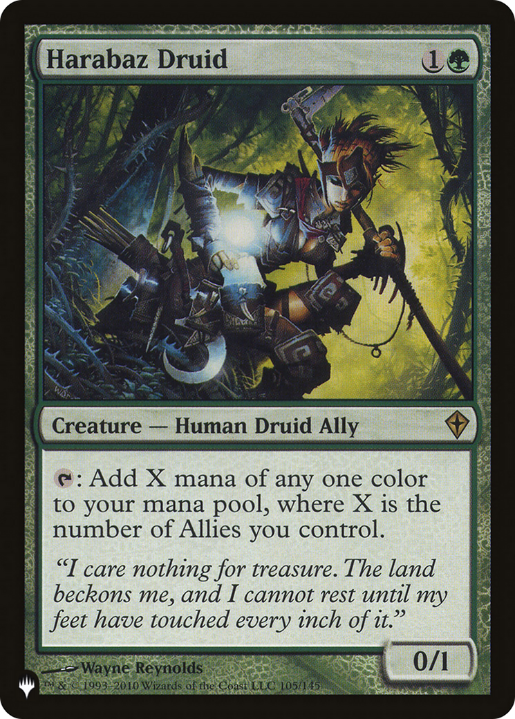 Harabaz Druid (WWK) (LIST-105) - The List Reprints