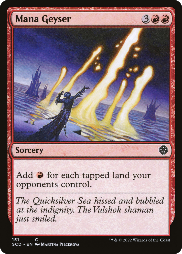 Mana Geyser [Starter Commander Decks]