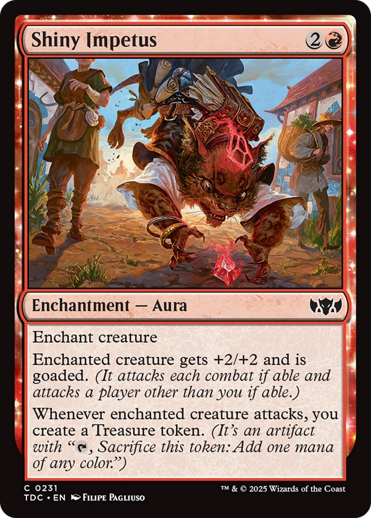 Shiny Impetus (TDC-231) - Commander: Tarkir: Dragonstorm