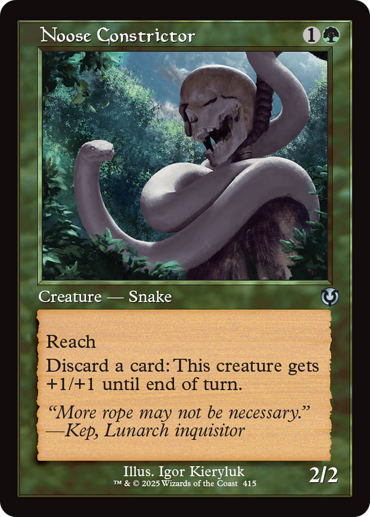 Noose Constrictor (Retro Frame) (-415) - Innistrad Remastered Foil