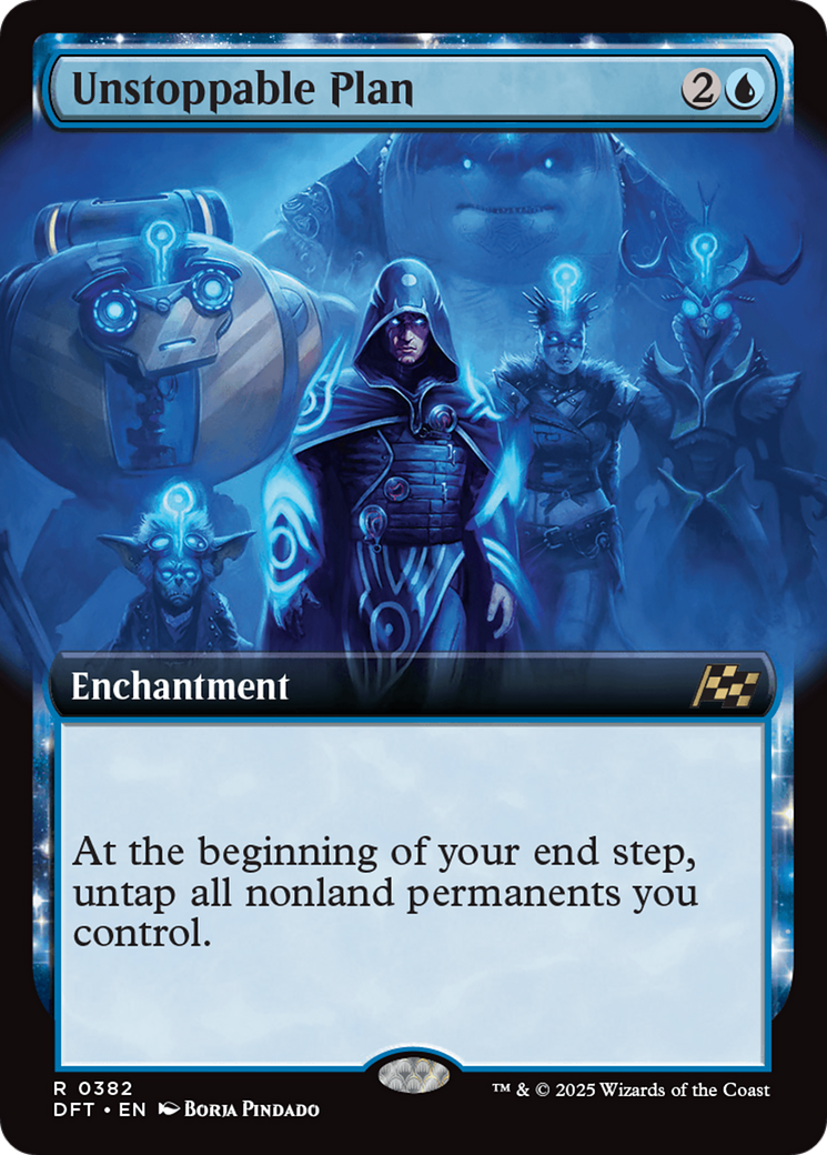 Unstoppable Plan (Extended Art) (DFT-382) - Aetherdrift Foil