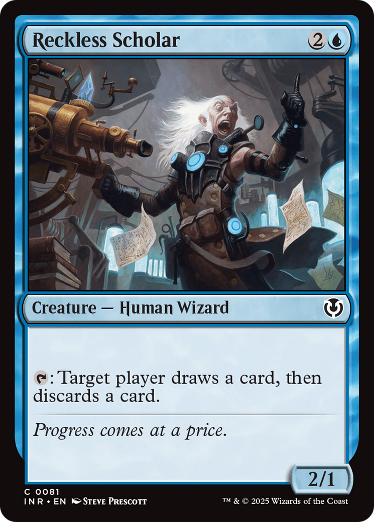 Reckless Scholar (-081) - Innistrad Remastered Foil