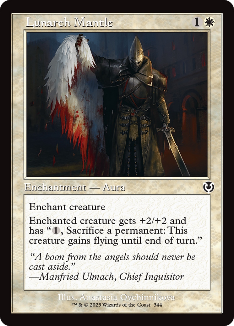 Lunarch Mantle (Retro Frame) (-344) - Innistrad Remastered Foil