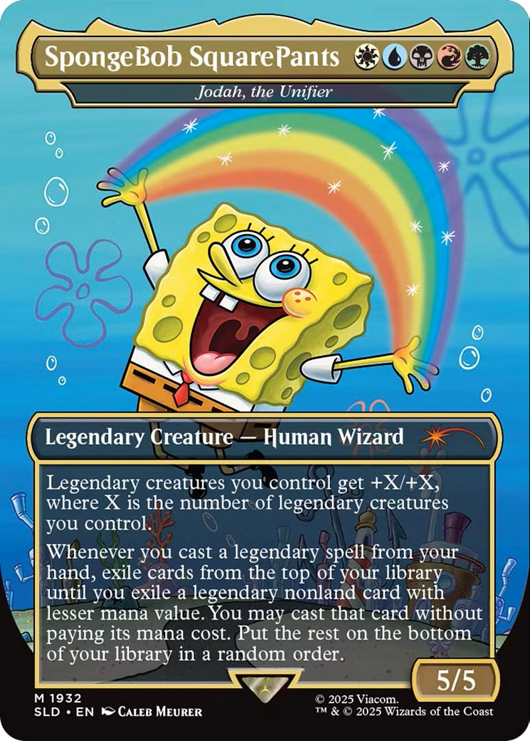 SpongeBob SquarePants - Jodah, the Unifier (SLD-1932) - Secret Lair Drop Series