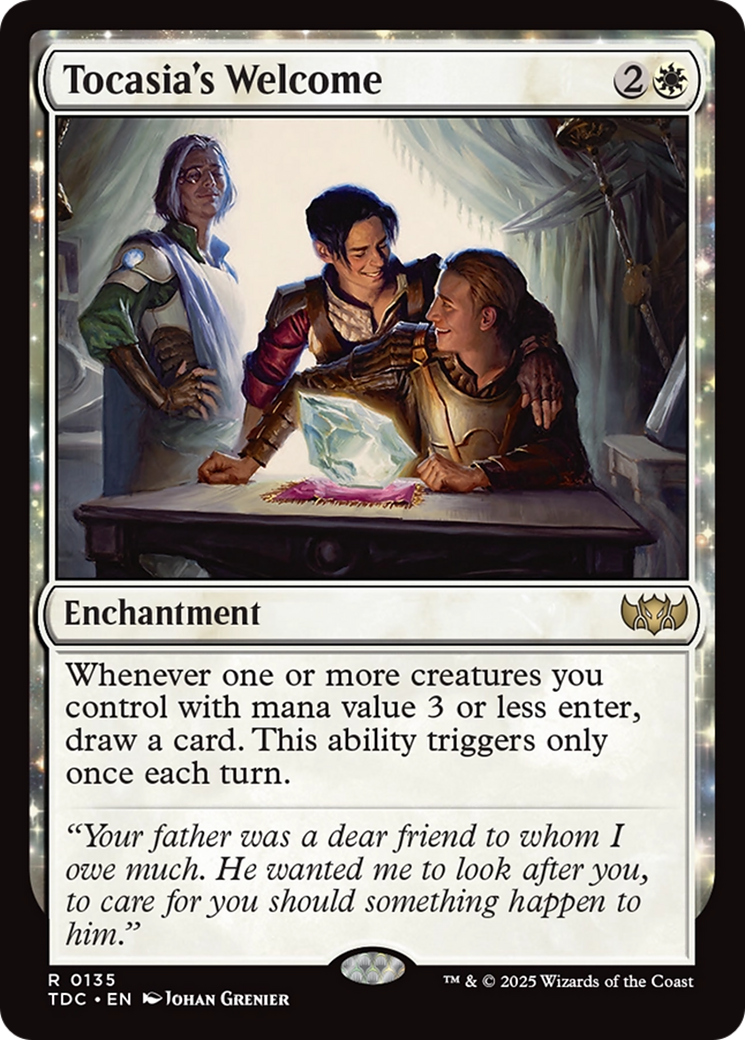 Tocasia's Welcome (TDC-135) - Commander: Tarkir: Dragonstorm