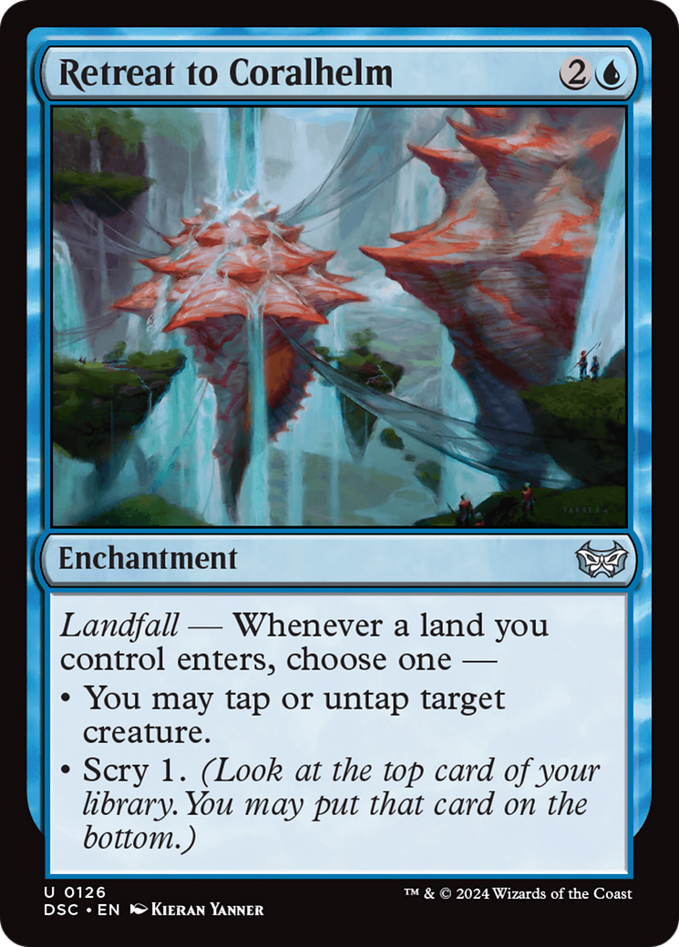 Retreat to Coralhelm [Duskmourn: House of Horror Commander]