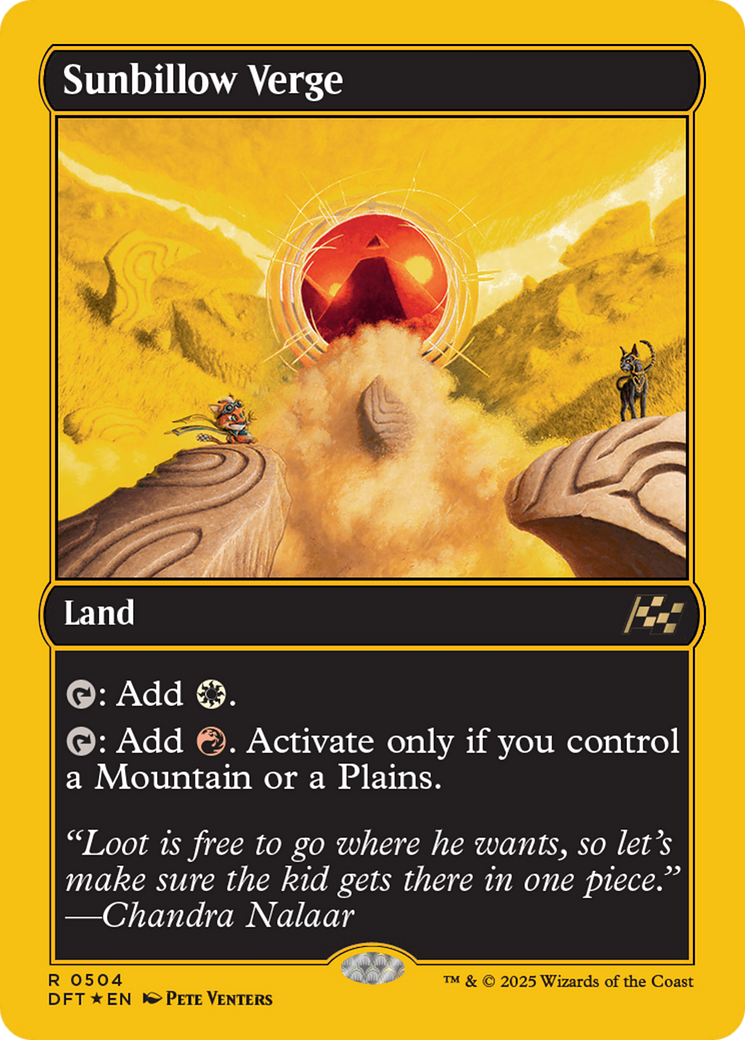 Sunbillow Verge (First-Place Foil) (-504) - Aetherdrift