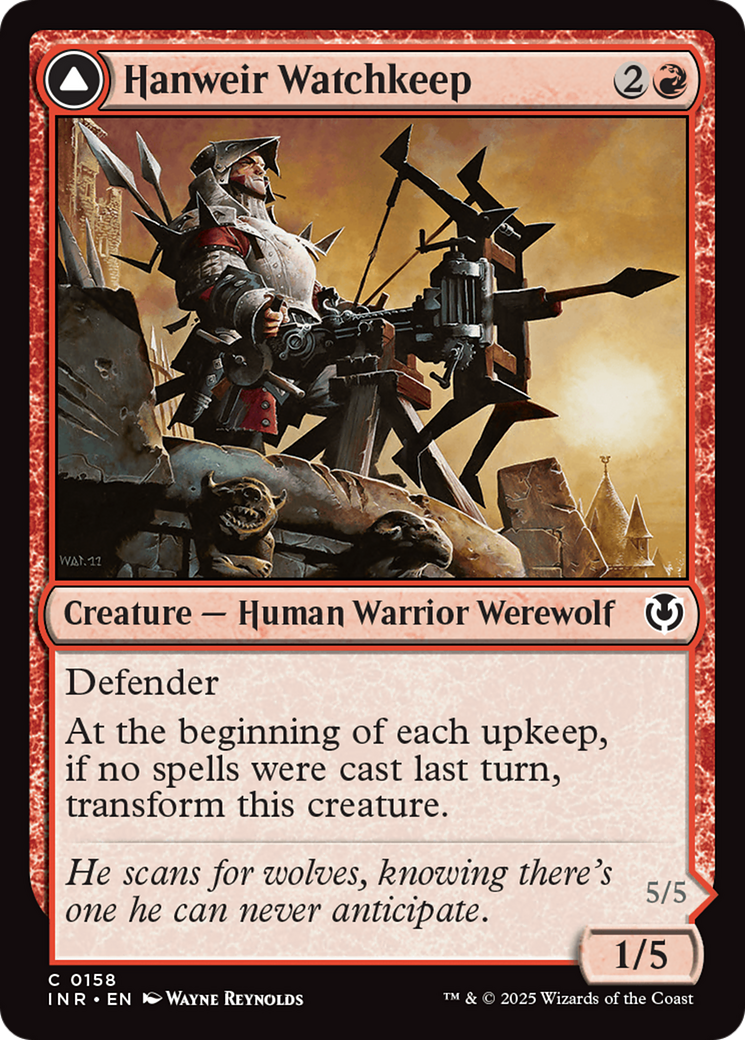 Hanweir Watchkeep (-158) - Innistrad Remastered Foil