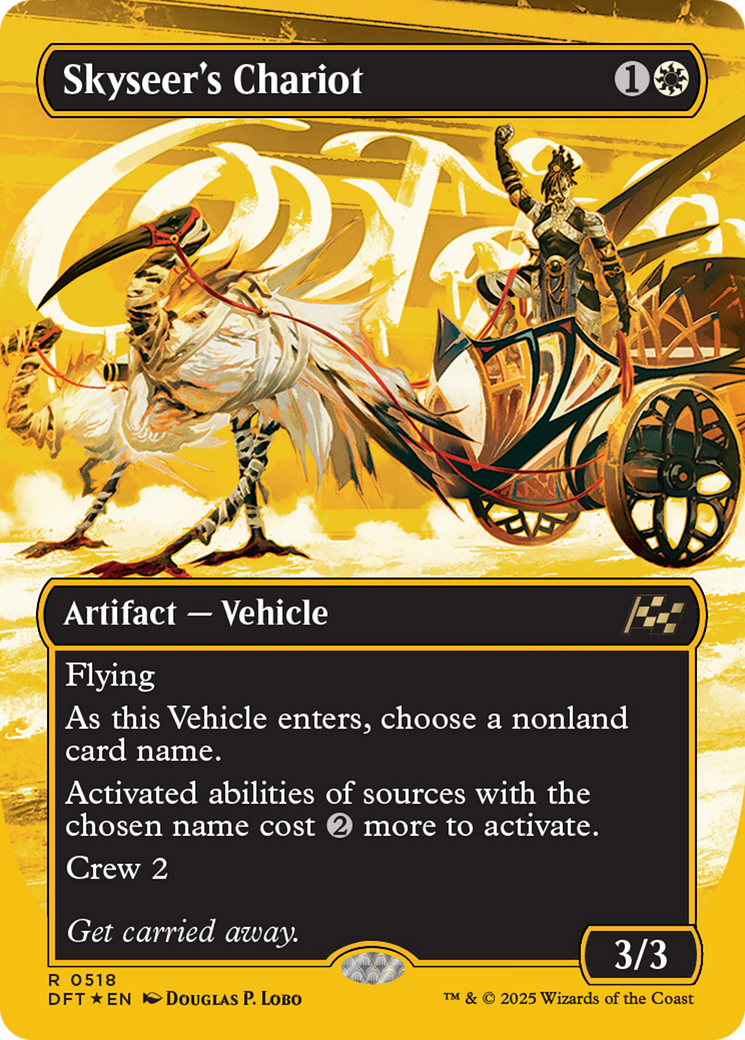Skyseer's Chariot (Borderless) (First-Place Foil) (-518) - Aetherdrift