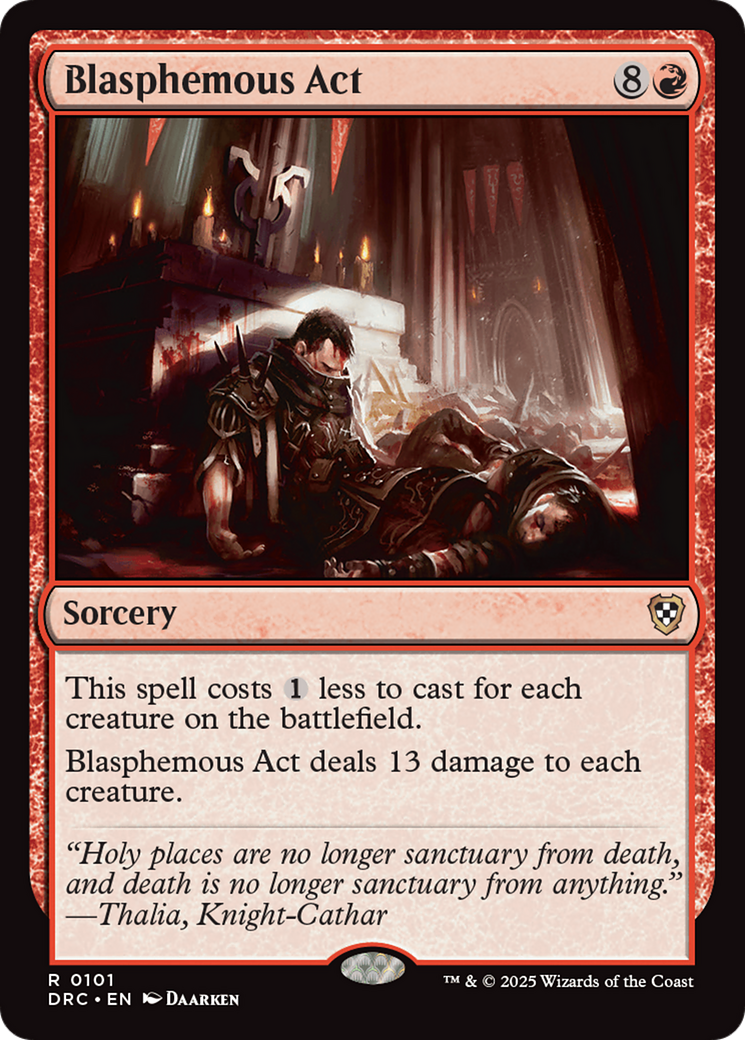 Blasphemous Act (-101) - Commander: Aetherdrift