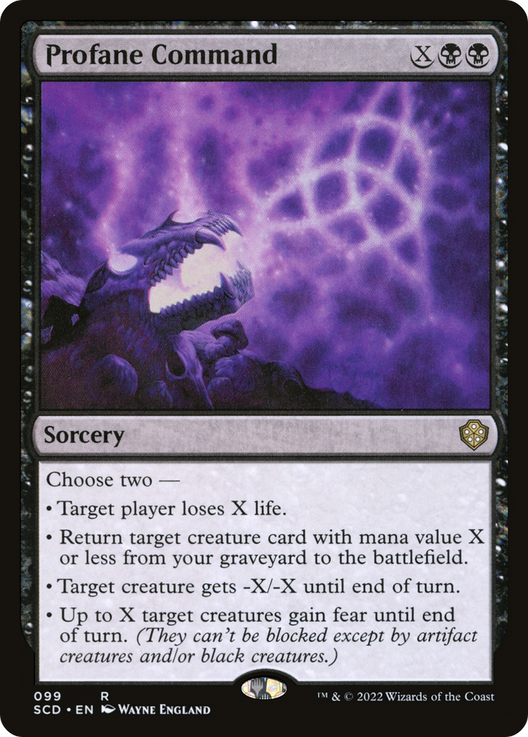 Profane Command [Starter Commander Decks]
