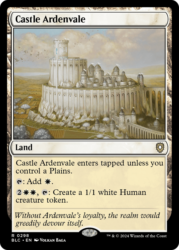 Castle Ardenvale [Bloomburrow Commander]