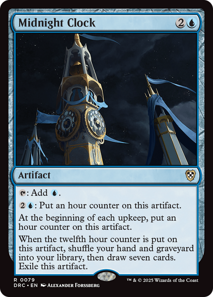 Midnight Clock (-079) - Commander: Aetherdrift