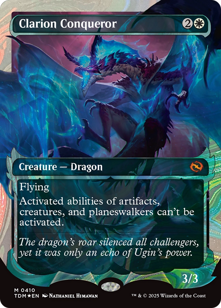 Clarion Conqueror (Showcase) (Halo Foil) (TDM-410) - Tarkir: Dragonstorm