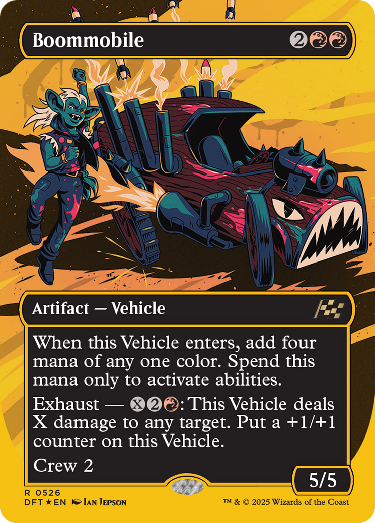 Boommobile (Borderless) (First-Place Foil) (-526) - Aetherdrift