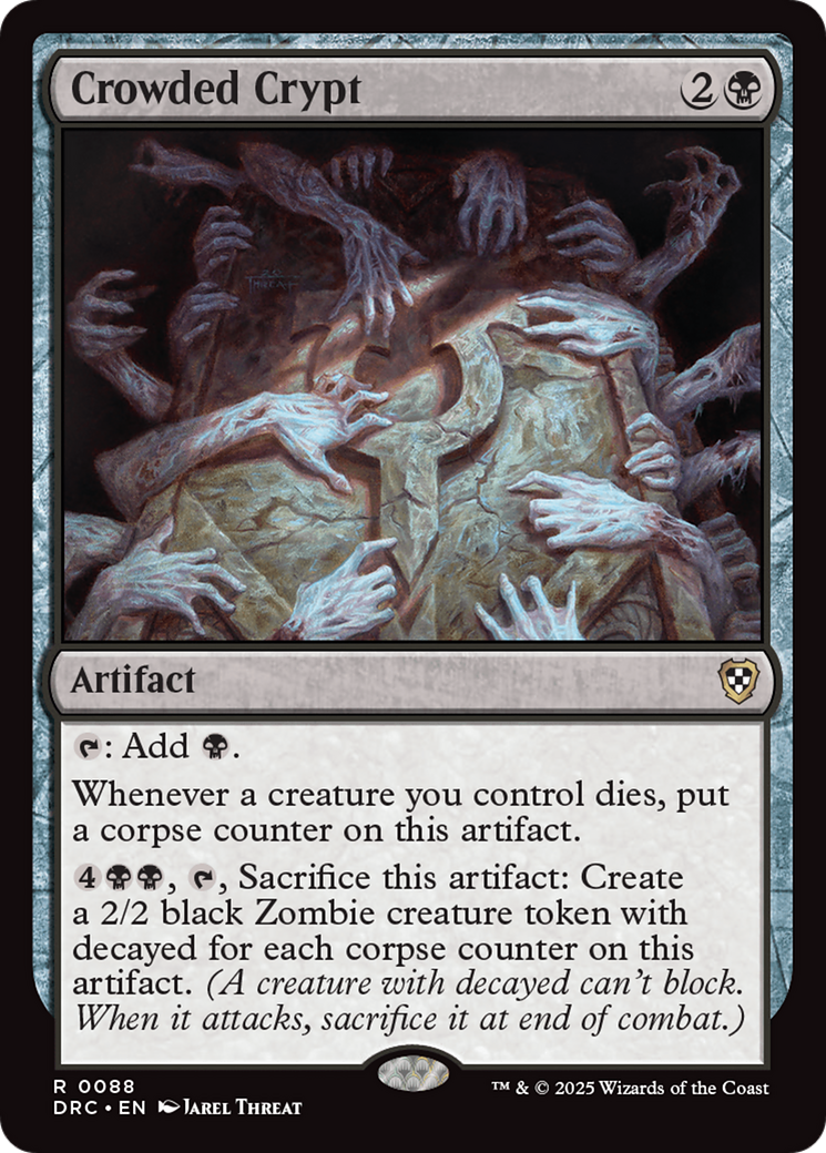 Crowded Crypt (-088) - Commander: Aetherdrift