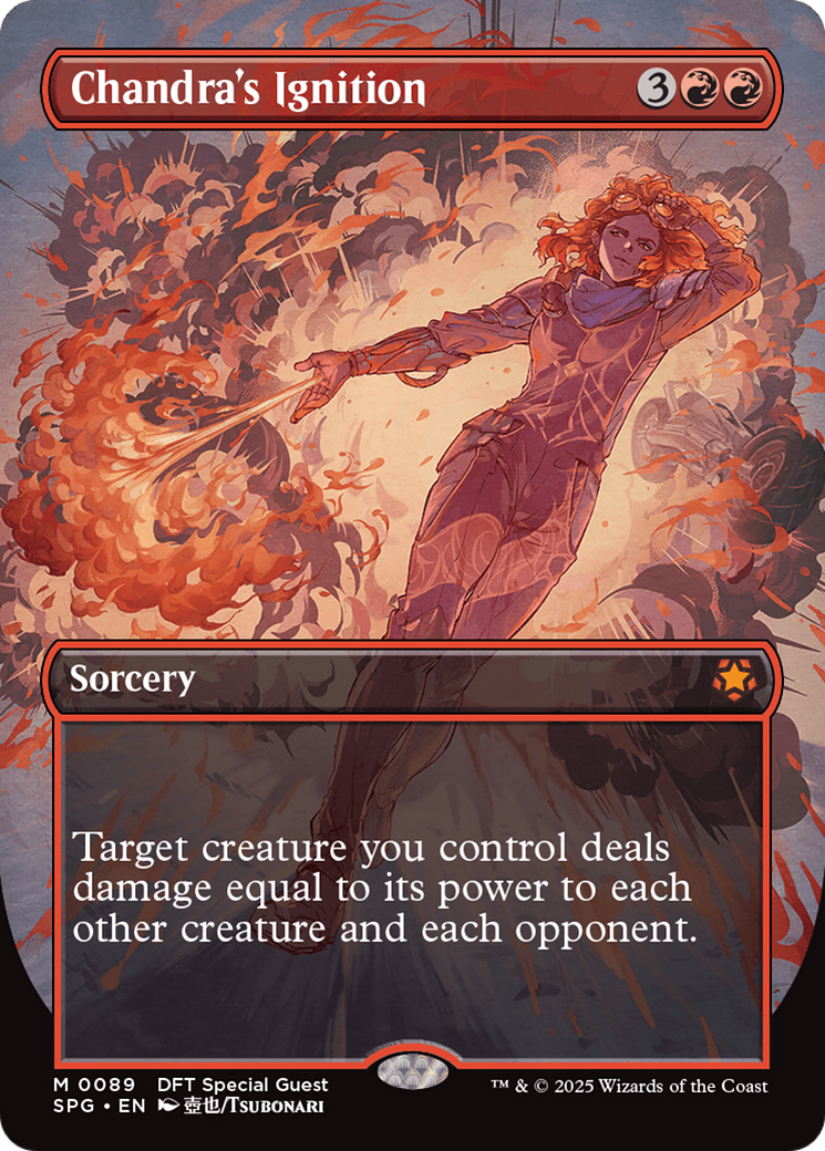 Chandra's Ignition (Borderless) (-089) - Aetherdrift