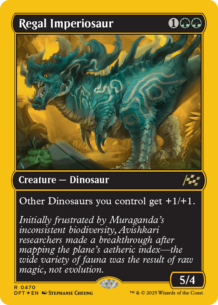 Regal Imperiosaur (First-Place Foil) (-470) - Aetherdrift
