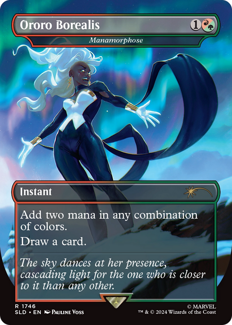 Manamorphose (SLD-1746) - Secret Lair Drop / Ororo Borealis (Borderless)