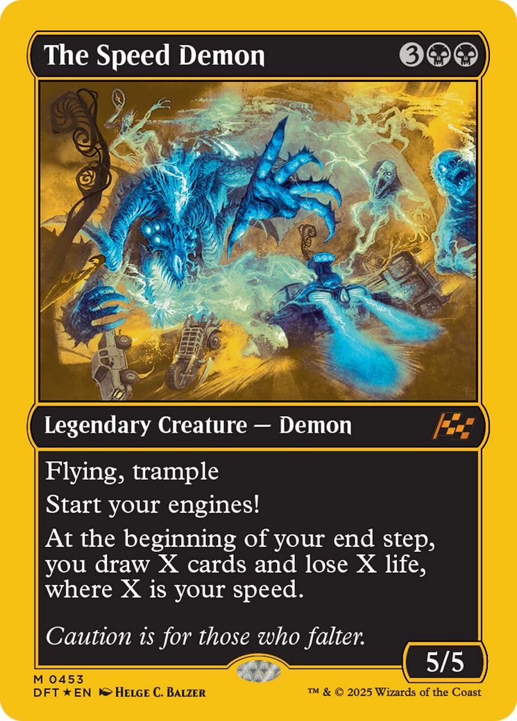 The Speed Demon (First-Place Foil) (-453) - Aetherdrift