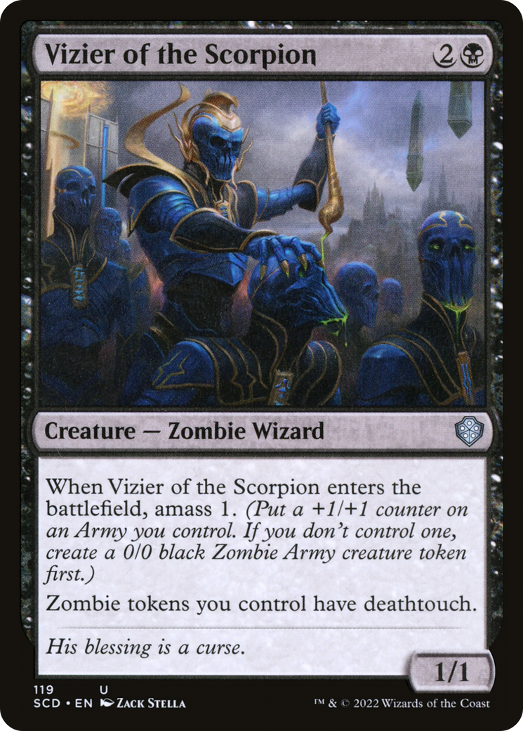 Vizier of the Scorpion [Starter Commander Decks]