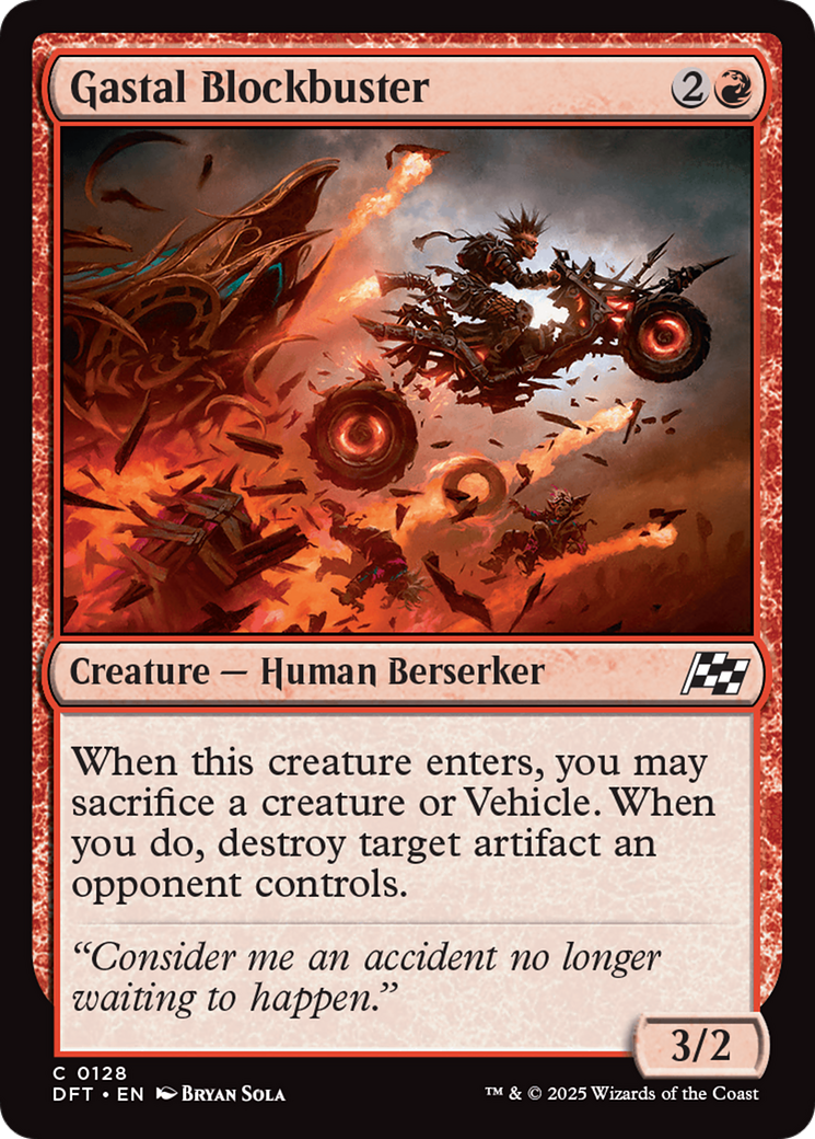 Gastal Blockbuster (-128) - Aetherdrift Foil