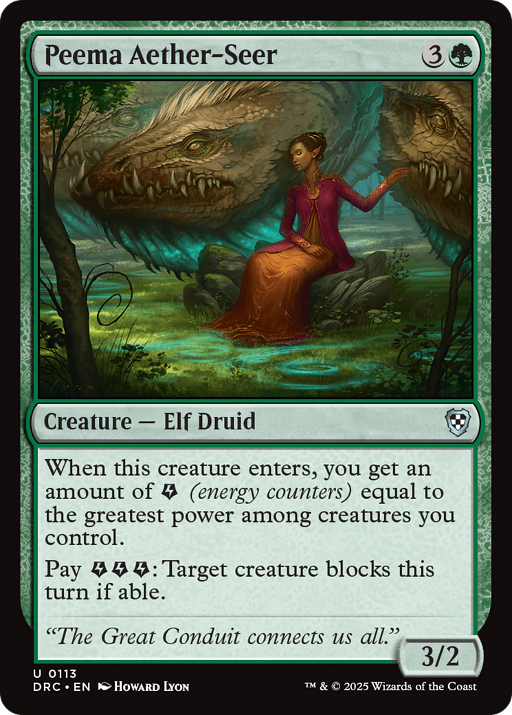 Peema Aether-Seer (-113) - Commander: Aetherdrift