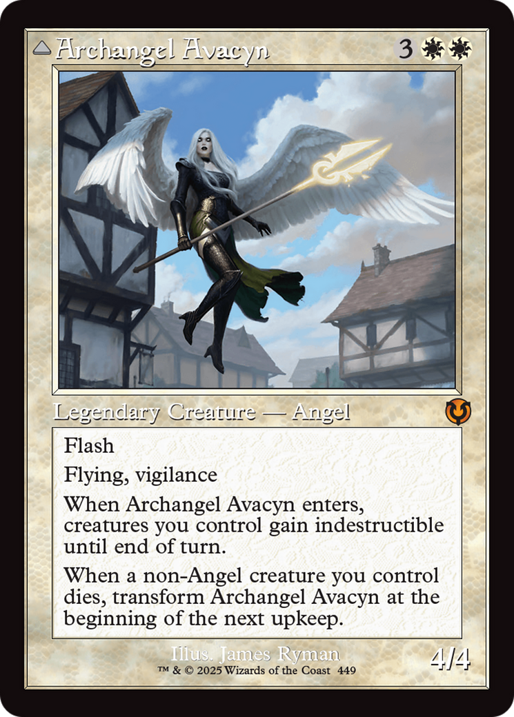 Archangel Avacyn // Avacyn, the Purifier (Retro Frame) (INR-449) - Innistrad Remastered Foil