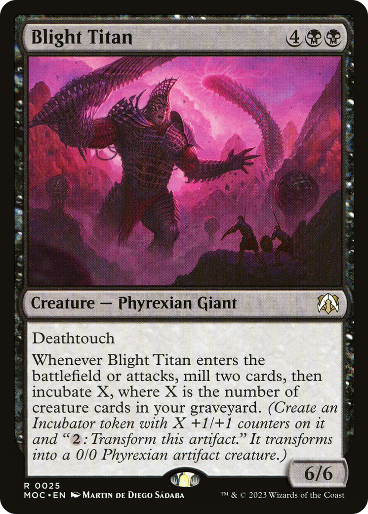 Blight Titan [March of the Machine Commander]