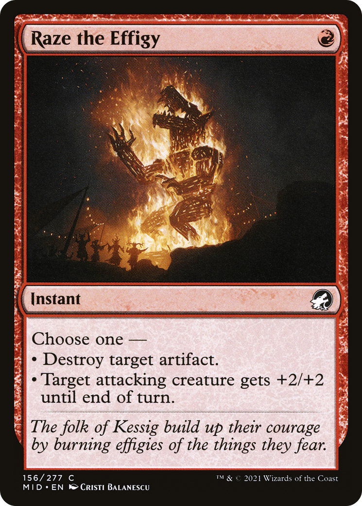 Raze the Effigy [Innistrad: Midnight Hunt]