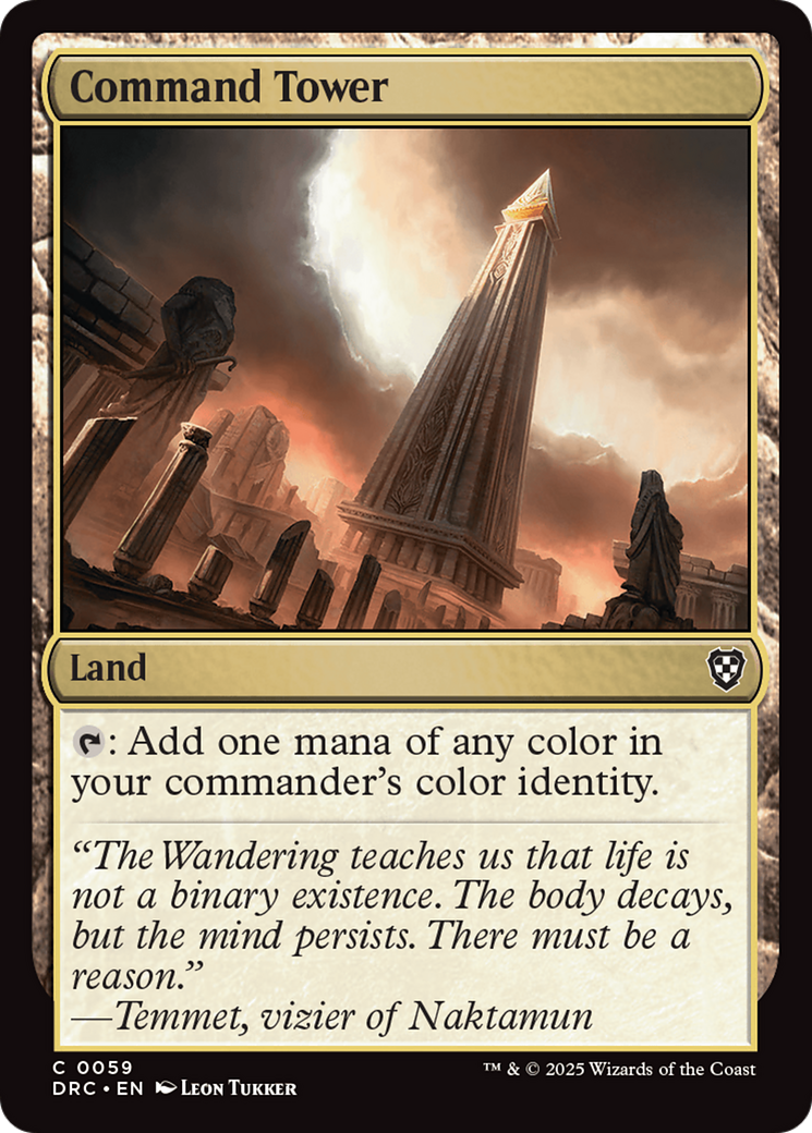 Command Tower (-059) - Commander: Aetherdrift