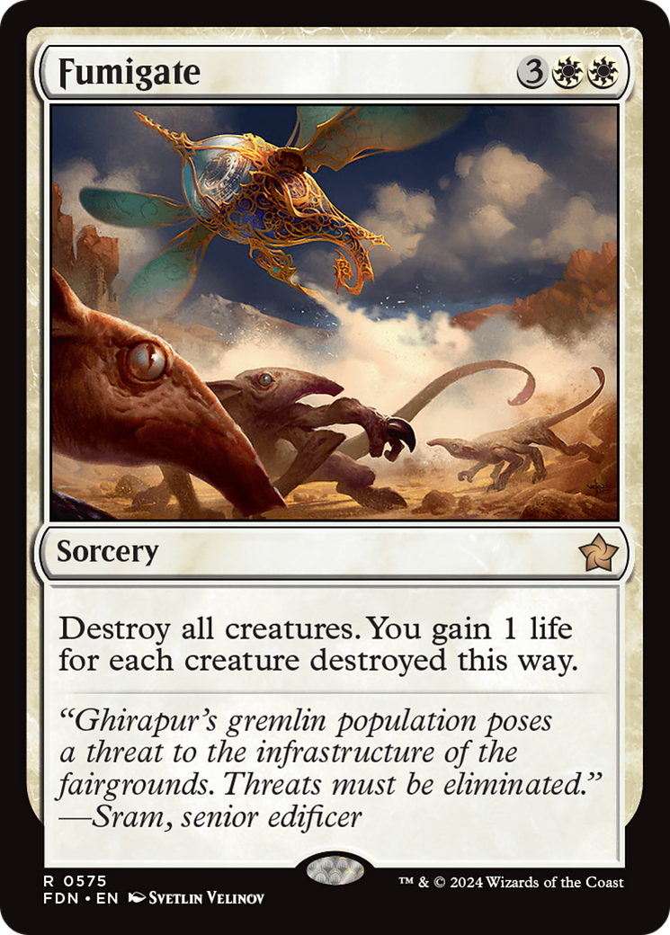 Fumigate (FDN-575) - Foundations
