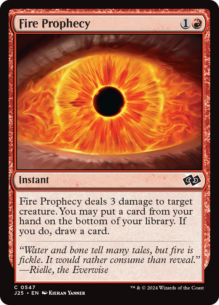 Fire Prophecy (J25-547) - Foundations Jumpstart