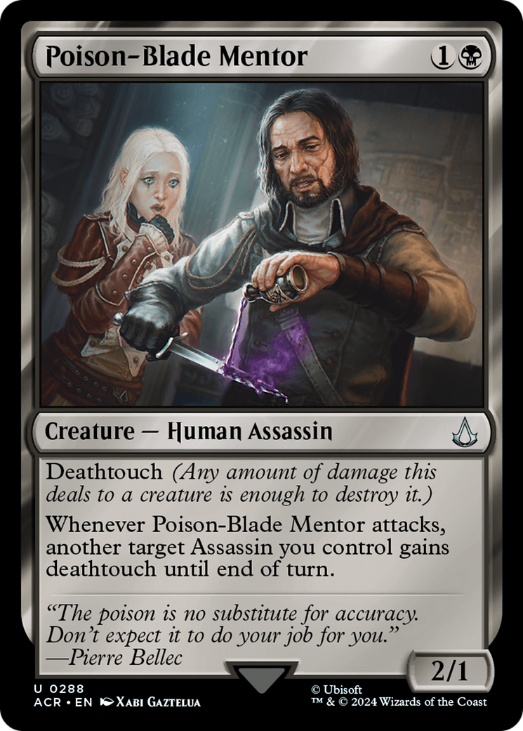 Poison-Blade Mentor [Assassin's Creed]