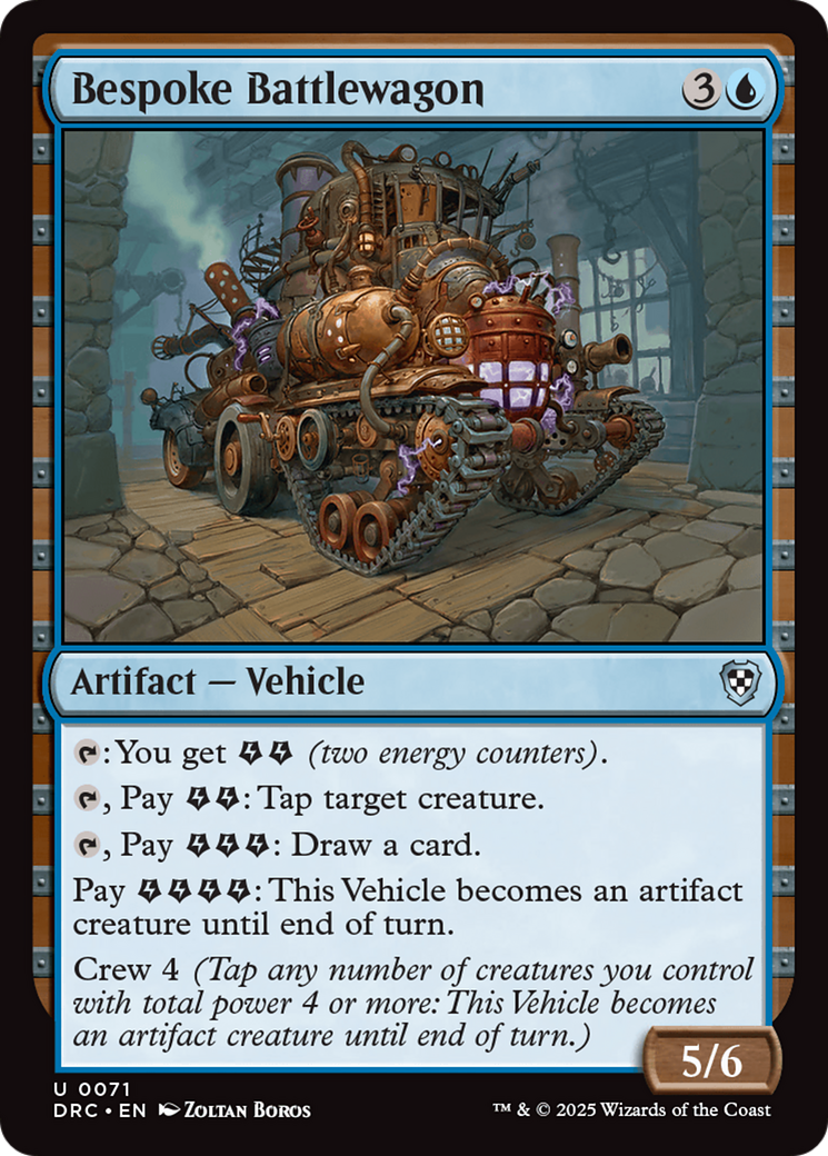 Bespoke Battlewagon (-071) - Commander: Aetherdrift