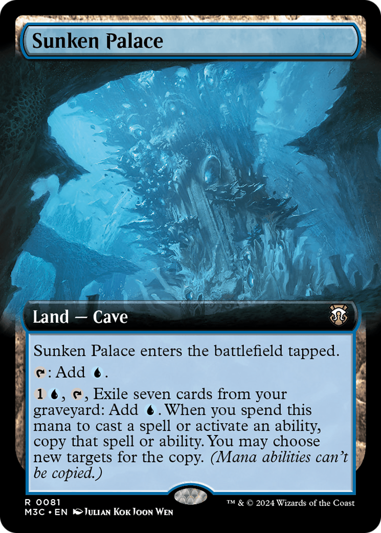 Sunken Palace (Extended Art) (Ripple Foil) [Modern Horizons 3 Commander]