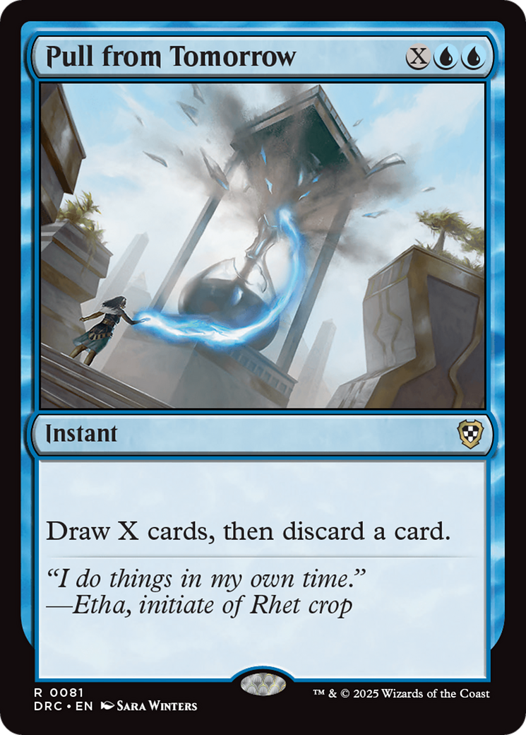 Pull from Tomorrow (-081) - Commander: Aetherdrift