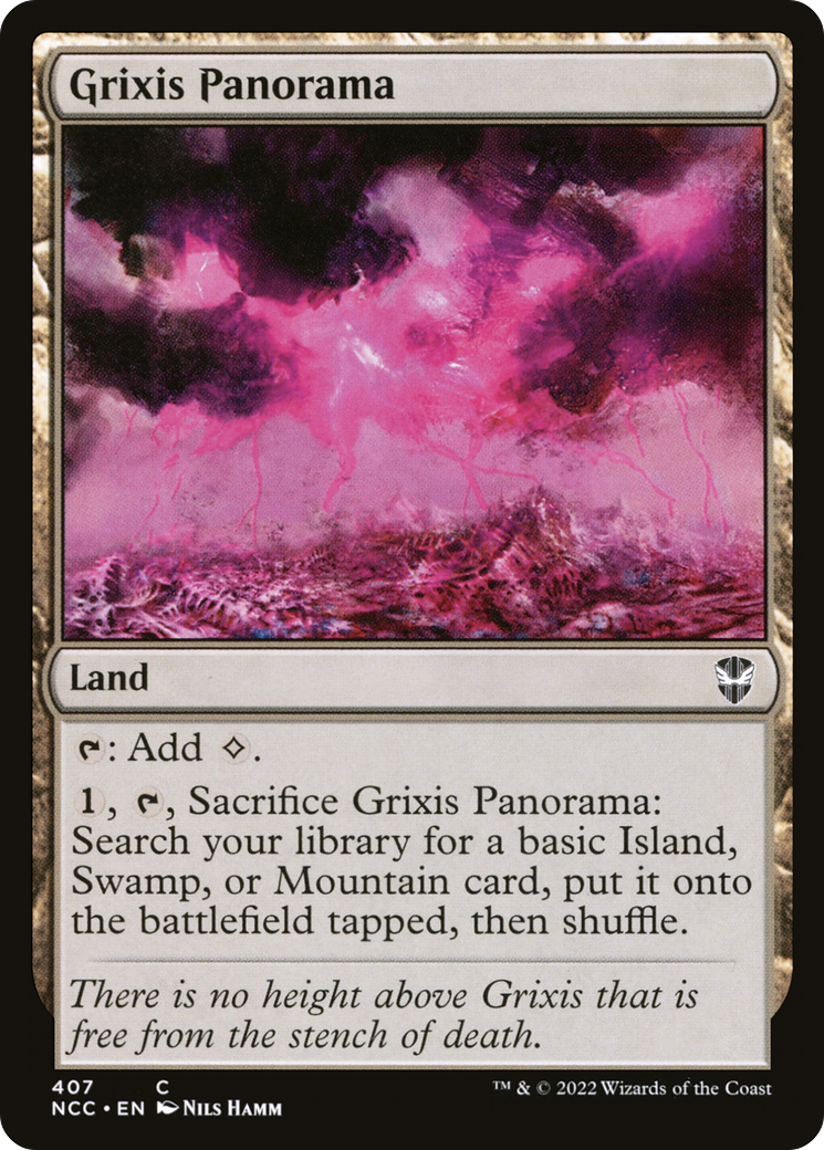 Grixis Panorama [Streets of New Capenna Commander]