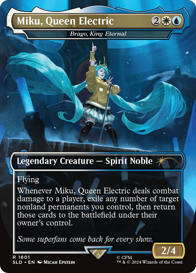 Miku, Queen Electric - Brago, King Eternal (SLD-1601) - Secret Lair Drop Series