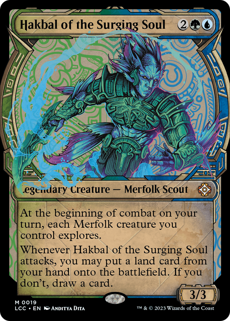 Hakbal of the Surging Soul (Showcase) [The Lost Caverns of Ixalan Commander]