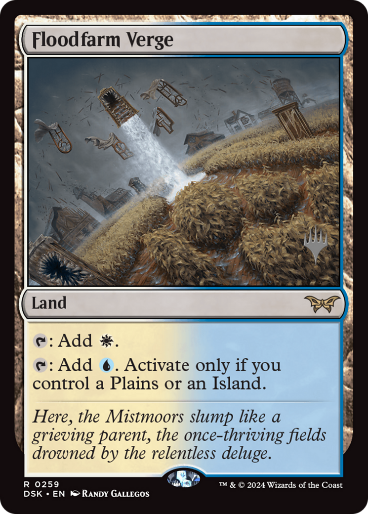 Floodfarm Verge [Duskmourn: House of Horror Promos]