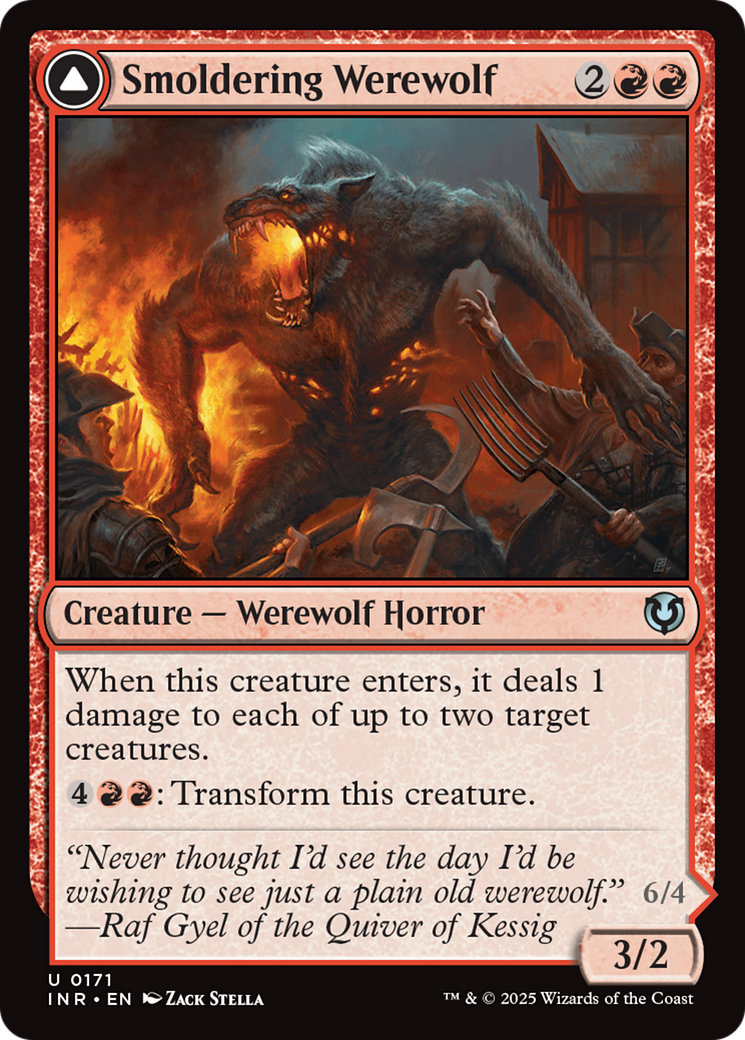 Smoldering Werewolf (-171) - Innistrad Remastered