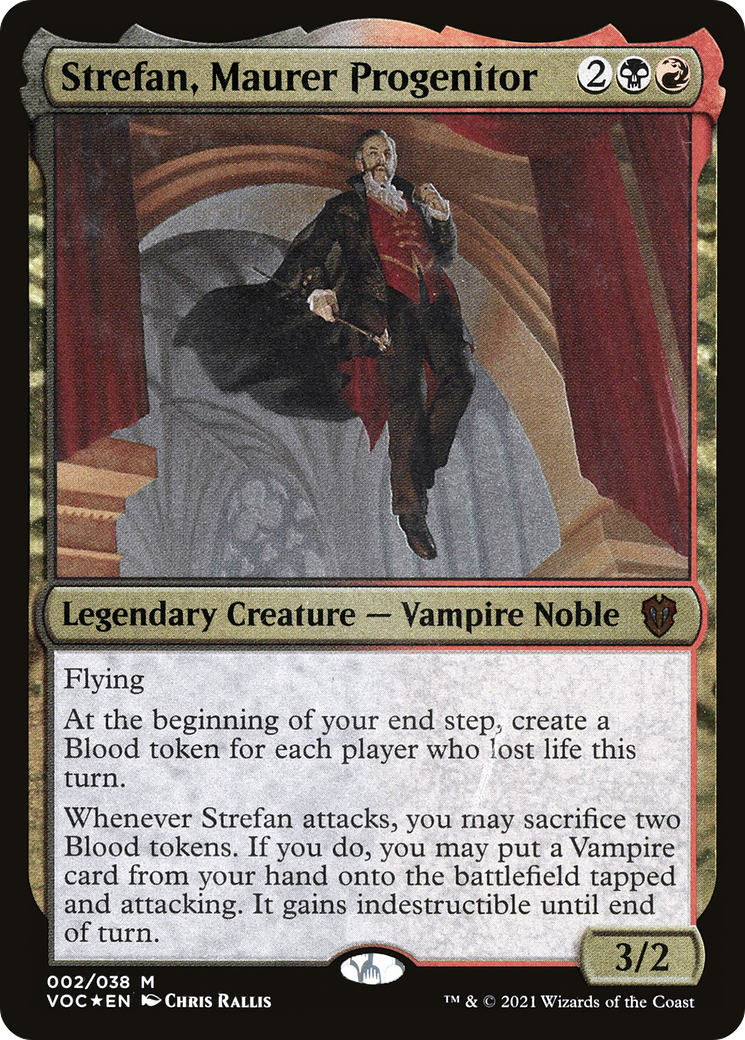 Strefan, Maurer Progenitor (VOC-002) - Crimson Vow Commander Display Commanders Foil