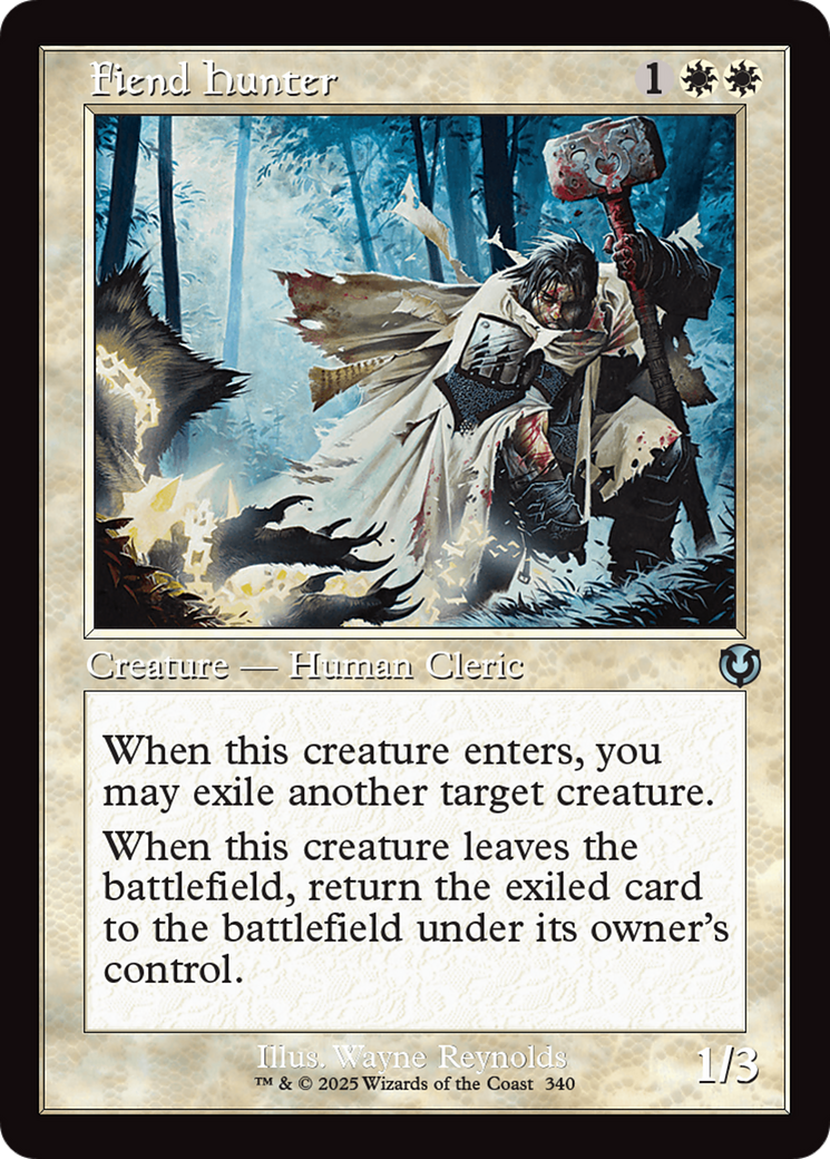 Fiend Hunter (Retro Frame) (-340) - Innistrad Remastered