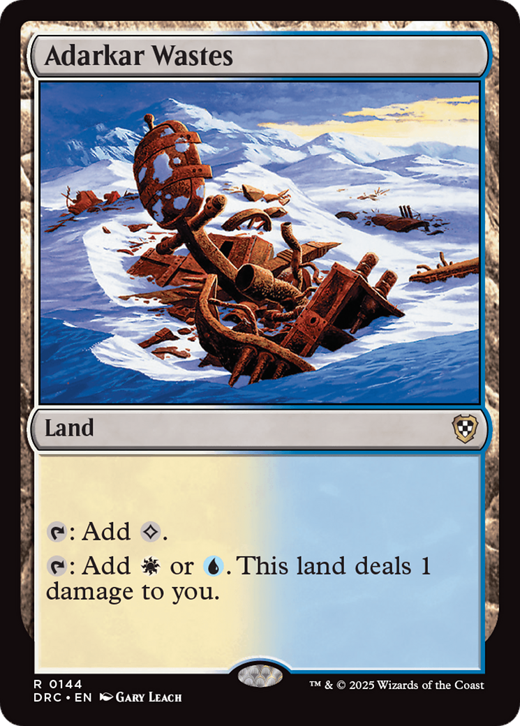 Adarkar Wastes (-144) - Commander: Aetherdrift