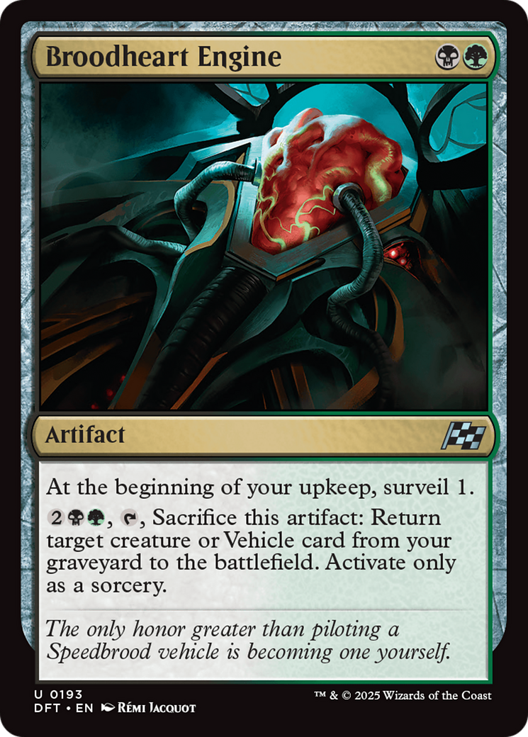 Broodheart Engine (-193) - Aetherdrift Foil