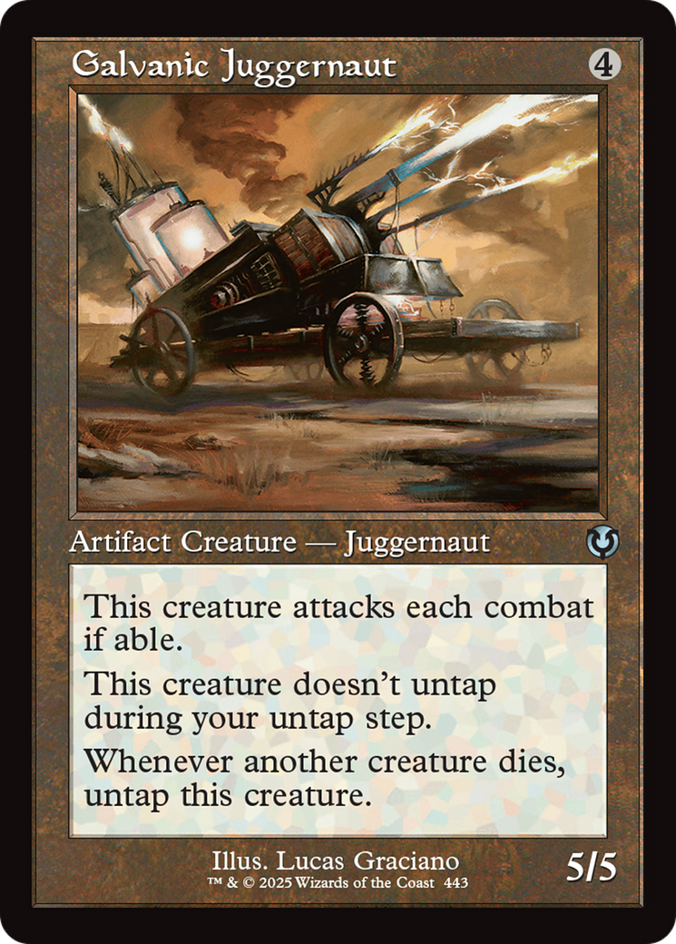 Galvanic Juggernaut (Retro Frame) (-443) - Innistrad Remastered Foil